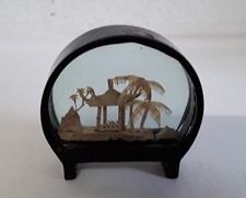 alte Korkschnitzerei Miniatur