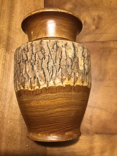 Holz urne gedrechselt - urne,
