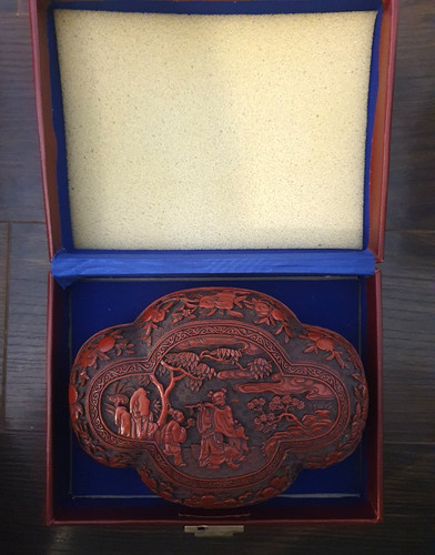 Chinesische lackdose - chinesische,