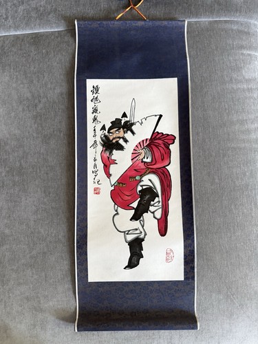 Kriegerfigur rot mit - in, rot,