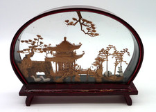 China Kork-Diorama geschnitzt