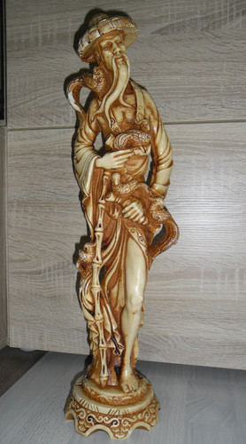 Asiatische gelehrten figur - asiatische,