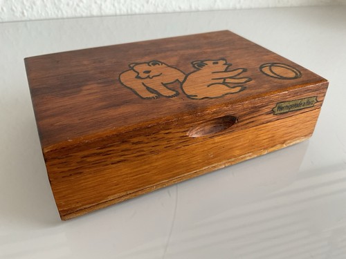 Ddr souvenir holz schatulle - souvenir,