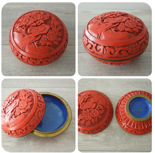 Vintage lackdose rot - lackdose,