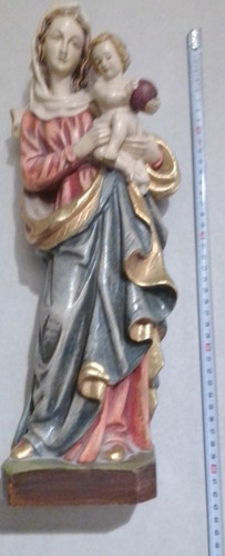 Holzschnitzerei madonna mit - madonna,