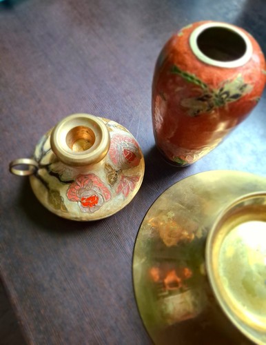 Cloisonné libelle seerose - cloisonné,