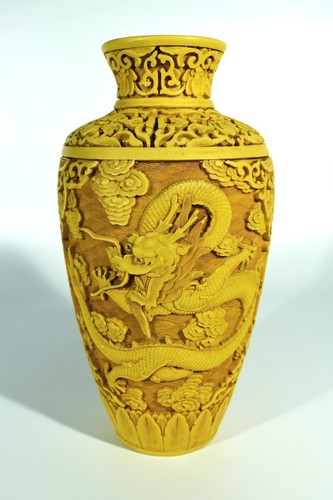 China drachenvase gelber - drachenvase, °